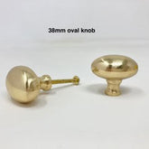 Solid Polished Brass Cabinet Knobs and Handles I00% Brass